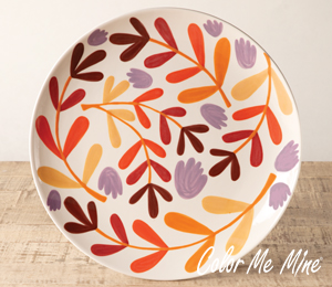 Newcity Fall Floral Charger