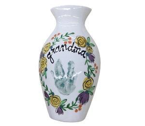 Newcity Floral Handprint Vase
