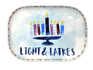Newcity Hanukkah Light & Latkes Platter