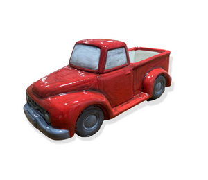Newcity Antiqued Red Truck