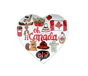 Newcity Canada Heart Plate