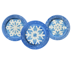 Newcity Paper Snowflake Plate